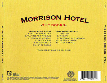 Glazbene CD The Doors - Morrison Hotel (Reissue) (Remastered) (CD) - 4