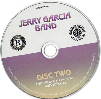 CD musique Jerry Garcia - GarciaLive Vol. 21: February 13th 1976 - Keystone Berkeley (2 CD) - 4