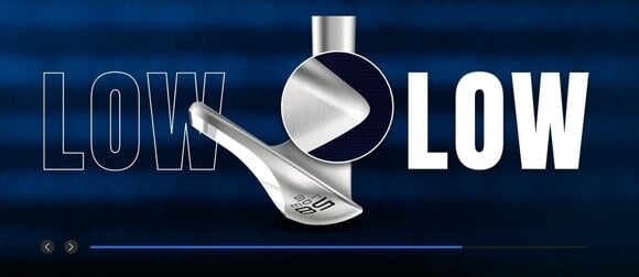 Golf Club - Wedge Cleveland RTZ Tour Satin Full Face Golf Club - Wedge Right Handed Steel 60° 08° Wedge Flex - 23