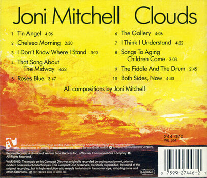 CD musique Joni Mitchell - Clouds (Reissue) (CD) - 4