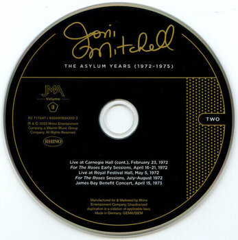 Glasbene CD Joni Mitchell - Joni Mitchell Archives Volume 3: Asylum Years (Box Set) (5 CD) - 4