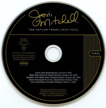 Glasbene CD Joni Mitchell - Joni Mitchell Archives Volume 3: Asylum Years (Box Set) (5 CD) - 5