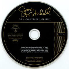 Hudební CD Joni Mitchell - Joni Mitchell Archives Volume 3: Asylum Years (Box Set) (5 CD) - 6