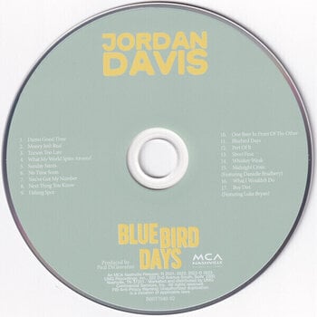 CD musique Jordan Davis - Bluebird Days (CD) - 3
