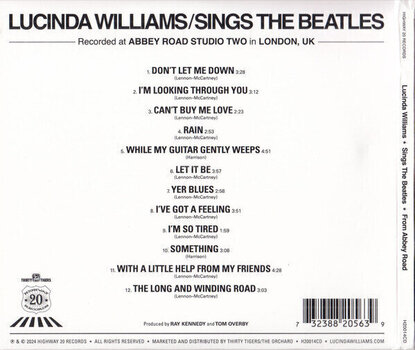 Glazbene CD Lucinda Williams - Lucinda Williams Sings The Beatles From Abbey Road (CD) - 4