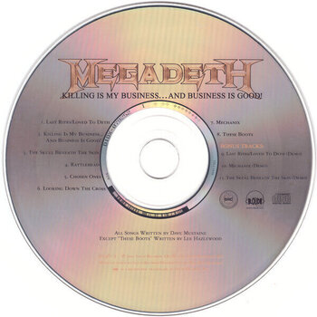 Muziek CD Megadeth - Killing Is My Business... And Business Is Good! (Reissue) (Remastered) (CD) - 3