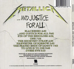 Hudební CD Metallica - Justice For All (Reissue) (Remastered) (CD) - 3