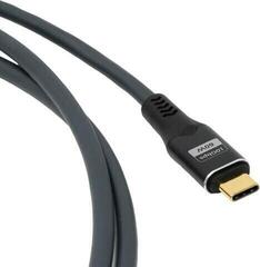 USB kabel Oehlbach Pulse AC Černá/Rovný - Rovný - 1