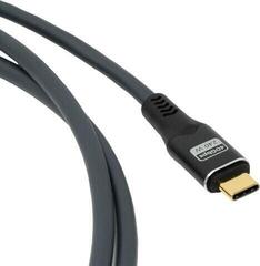 USB kabel Oehlbach Pulse CC Černá/Rovný - Rovný - 1