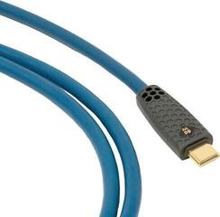 USB kabel Oehlbach Flex Charge AC Modrá/Rovný - Rovný - 1