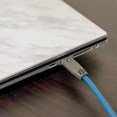USB kabel Oehlbach Flex Charge AC Modrá/Rovný - Rovný - 4