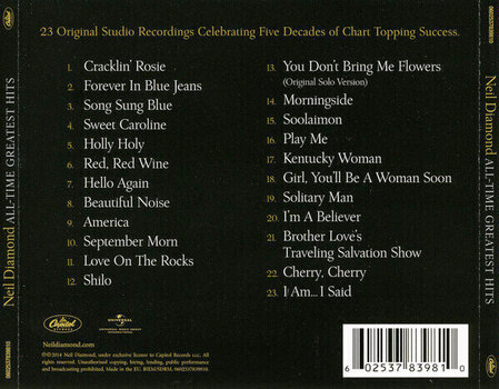 Glasbene CD Neil Diamond - All-Time Greatest Hits (Remastered) (CD) - 4