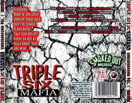 Musiikki-CD Three 6 Mafia - Underground 1 (1991-1994) (CD) - 4