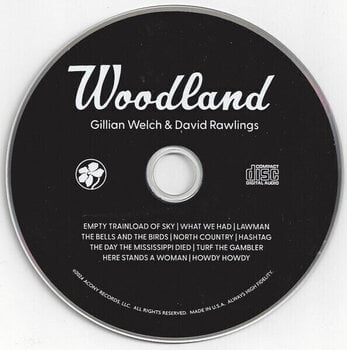 CD диск Gillian Welch & David Rawlings - Woodland (CD) - 3