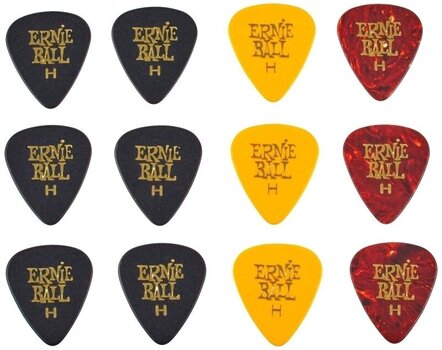 Pană Ernie Ball Heavy Assorted Color Pick 12 pc Pană - 3