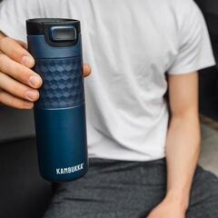 Thermos Flask Kambukka Thermos Flask Etna Grip Denim Blue 500 ml - 6
