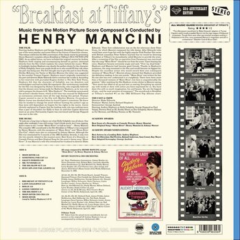 Вінілові платівки Henry Mancini - Breakfast At Tiffany's (180 g) (Blue Coloured) (Anniversary Edition) (LP) - 3