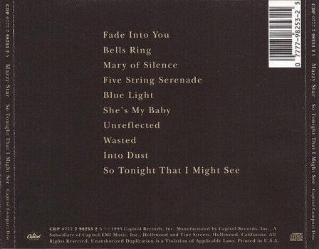 Hudobné CD Mazzy Star - So Tonight That I Might See (CD) - 3