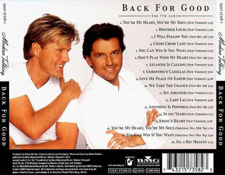 Music CD Modern Talking - Back For Good (CD) - 3