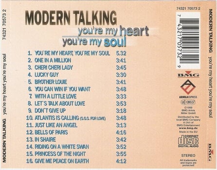 Glasbene CD Modern Talking - You' Re My Heart, You' Re My Soul (CD) - 3