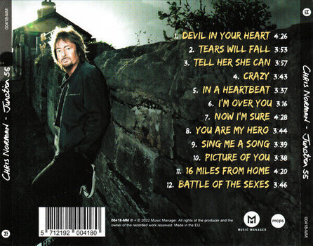 Glazbene CD Chris Norman - Junction 55 (CD) - 3