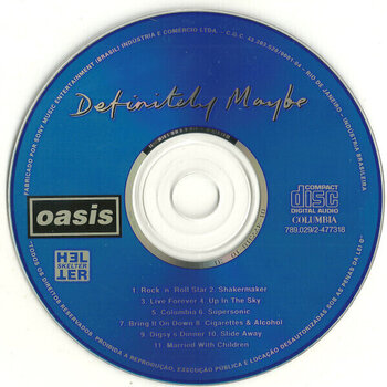 Музичний компакт-диск Oasis - Definitely Maybe (CD) - 2