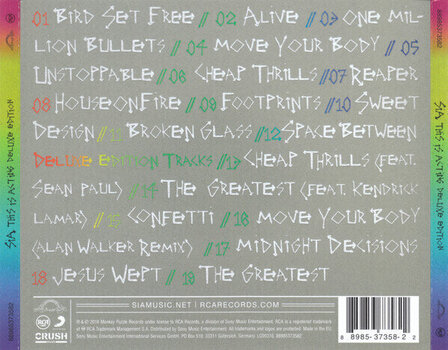 Zenei CD Sia - This Is Acting (Deluxe Version) (CD) - 3