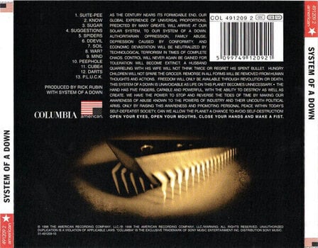 Muzikos kompaktinis diskas System of a Down System of a Down/Steal This Album! (Slipcase) (2 CD) - 4