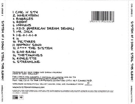Muzikos kompaktinis diskas System of a Down System of a Down/Steal This Album! (Slipcase) (2 CD) - 7