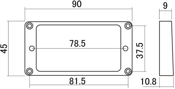 китара Hosco MR-1R Black китара - 2