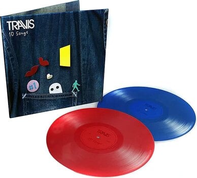 LP plošča Travis - 10 Songs (Red & Blue Coloured) (Deluxe Editition) (2 LP) - 2
