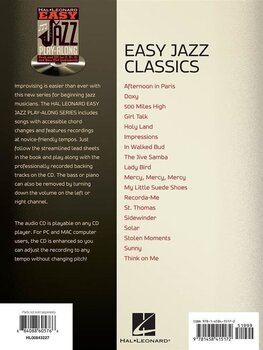 Note Hal Leonard Easy Jazz Play-Along Volume 3: Classics Note - 2