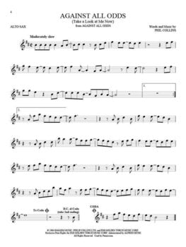 ноти Hal Leonard 101 Movie Hits for Alto Saxophone ноти - 6