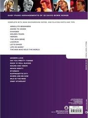 Nuotit Wise Publications Really Easy Piano: David Bowie Nuotit - 1