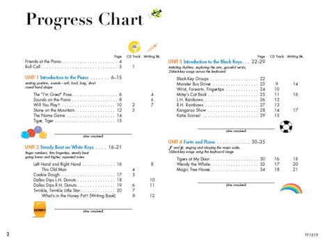 Notas Faber Piano Adventures My First Piano Adventure Notas - 2