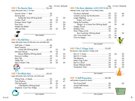 Notas Faber Piano Adventures My First Piano Adventure Notas - 3