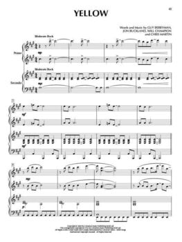 Noten Hal Leonard Piano Duet Play-Along Volume 45: Coldplay Noten - 2
