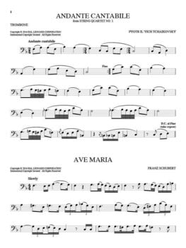 Note Hal Leonard 101 Classical Themes for Trombone Note - 4