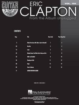 Note Hal Leonard Guitar Play-Along Volume 155: Eric Clapton From the Album Unplagged Note - 3