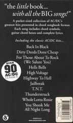 Sheet Music Wise Publications The Little Black Songbook: AC/DC Sheet Music - 1