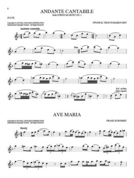Sheet Music Hal Leonard 101 Classical Themes for Flute Sheet Music - 4