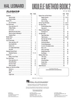 Note Hal Leonard Ukulele Method Book 2 Note - 3