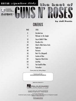 Noten Hal Leonard The Best of Guns N' Roses Noten - 3