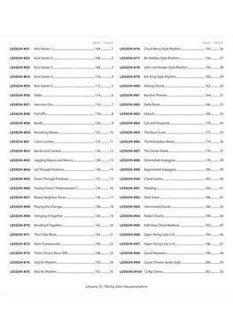 Sheet Music Hal Leonard Guitar Lesson Goldmine: 100 Blues Lessons Sheet Music - 4