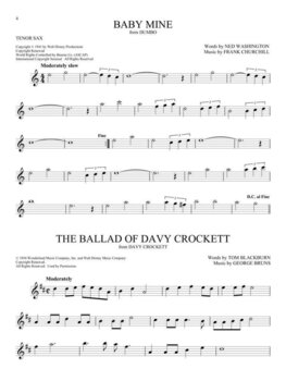 Note Hal Leonard 101 Disney Song for Tenor Sax Note - 5
