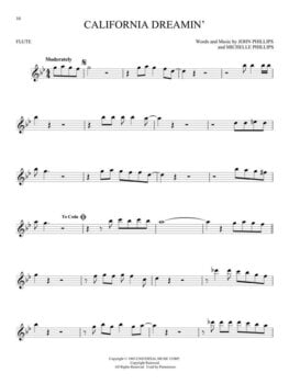 Kották Hal Leonard First 50 Songs You Should Play on The Flute Kották - 4