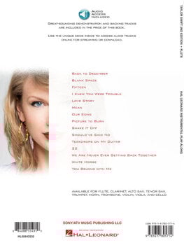 Kották Hal Leonard Instrumental Play-Along Flute: Taylor Swift Kották - 2