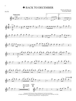 Kották Hal Leonard Instrumental Play-Along Flute: Taylor Swift Kották - 3
