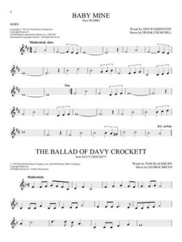 Note Hal Leonard 101 Disney Song for Horn Note - 5