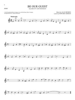 Note Hal Leonard 101 Disney Song for Horn Note - 6